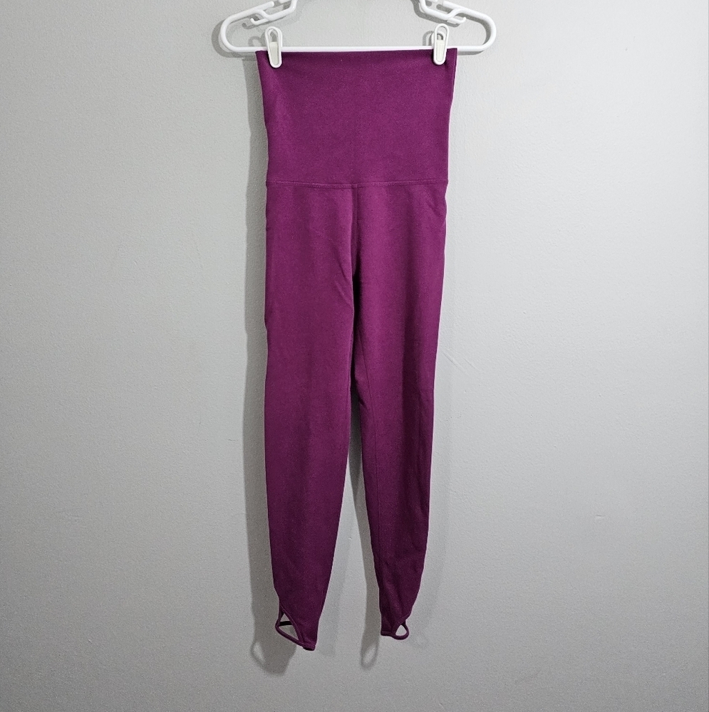 Free People Movement Solid Purple High Waisted Leggings